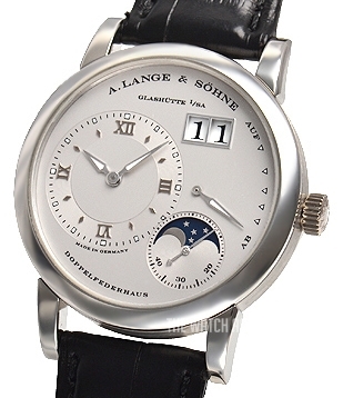 A. Lange & Sohne Lange 1 Moon Phase Mechanical, hand-wound Men's dress watch 109.025