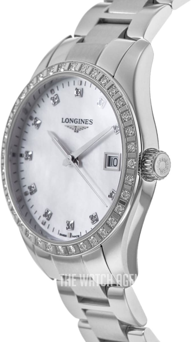 Longines Conquest Classic Quartz (battery powered) Ladies dress watch L2.386.0.87.6