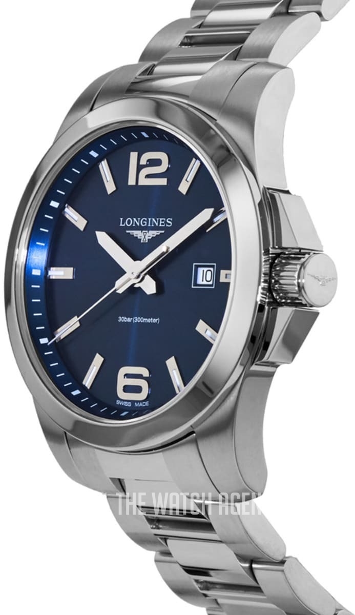 Longines Conquest Quartz (battery powered) Men's dress watch L3.760.4.96.6