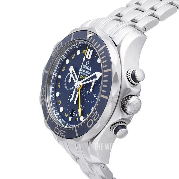 Omega Seamaster Diver 300m Co-Axial GMT Chronograph 44mm Automatic winding Men's divers watch 212.30.44.52.03.001