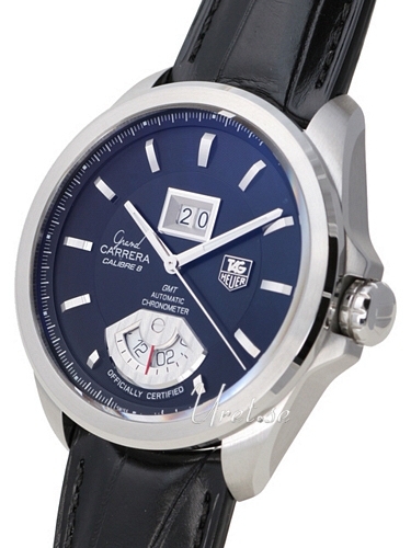 TAG Heuer Grand Carrera Calibre 8RS Grande Date And GMT Automatic winding Men's Racing watch WAV5111.FC6225