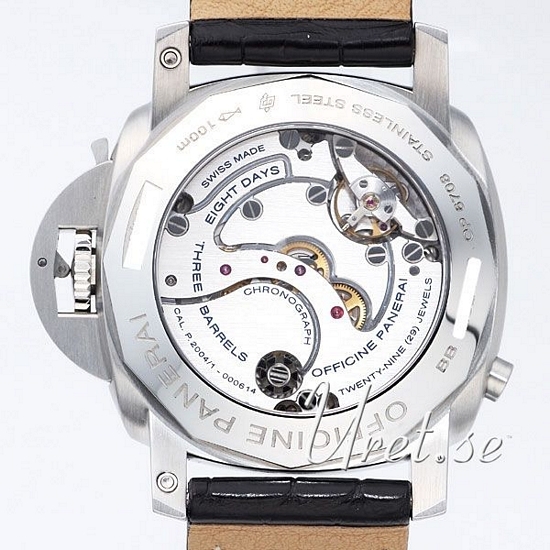Panerai Special Luminor 8 Days GMT Chrono Monopulsante Mechanical, hand-wound Men's Dress / Sport PAM00275
