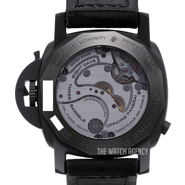 Panerai Special Luminor 1950 Ceramic 8 Days Chrono Monopulsante GMT Mechanical, hand-wound Men's Dress / Sport PAM00317