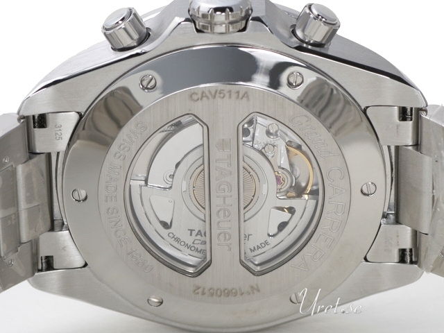 TAG Heuer Grand Carrera Calibre 17 Automatic Chronograph Automatic winding Men's Racing watch CAV511A.BA0902