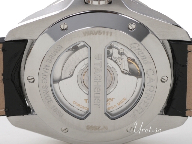 TAG Heuer Grand Carrera Calibre 8RS Grande Date And GMT Automatic winding Men's Racing watch WAV5111.FC6225