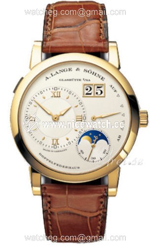 A. Lange & Sohne Lange 1 Moon Phase Mechanical, hand-wound Men's dress watch 109.021
