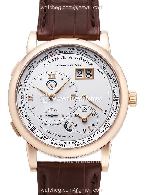 A. Lange & Sohne Lange 1 GMT Mechanical, hand-wound Men's dress watch 116.032