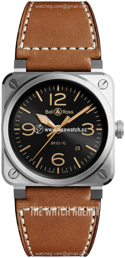 Bell & Ross Br 03-92 Automatic winding Men's dress watch BR-03-92-GOLDEN-HERITAGE-2021