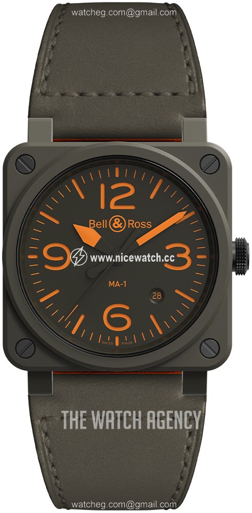 Bell & Ross Br 03-92 Automatic winding Men's dress watch BR-03-92-MA-1