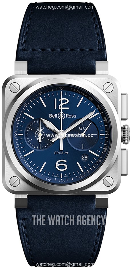 Bell & Ross Br 03-94 Automatic winding Men's Dress / Sport BR-03-94-BLUE-STEEL