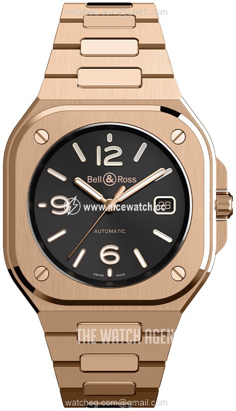 Bell & Ross Br 05 Automatic winding Men's dress watch BR-05-GOLD-GOLD