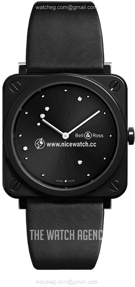 Bell & Ross BR S Quartz Quartz (battery powered) Unisex dress watch BR-S-BLACK-DIAMOND-EAGLE