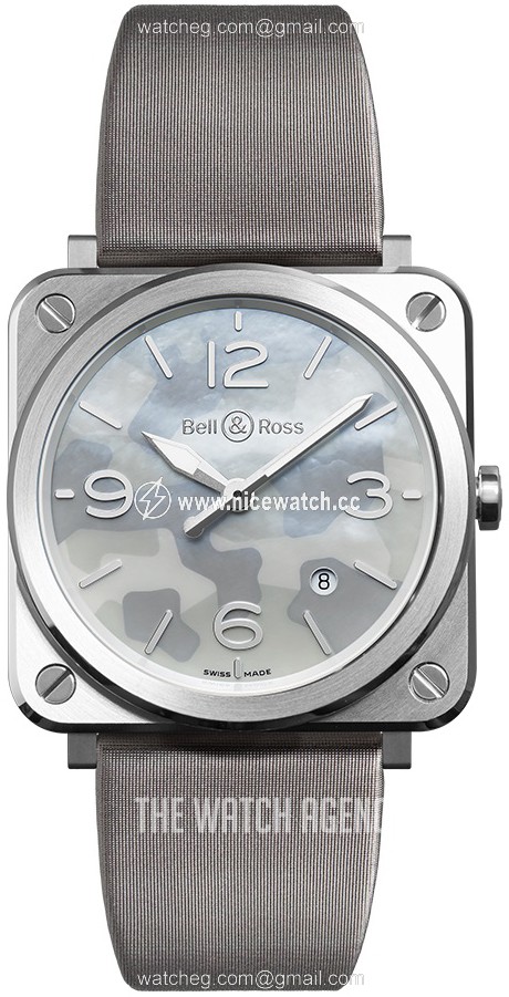 Bell & Ross BR S Quartz Quartz (battery powered) Unisex dress watch BR-S-GREY-CAMOUFLAGE