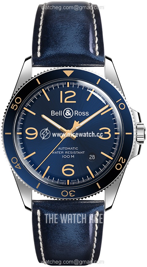 Bell & Ross Vintage Automatic winding Men's Dress / Sport BR-V2-92-AERONAVALE-SCA