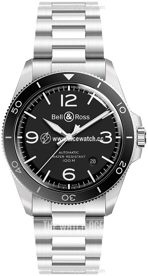 Bell & Ross Vintage Automatic winding Men's Dress / Sport BR-V2-92-BLACK-STEEL