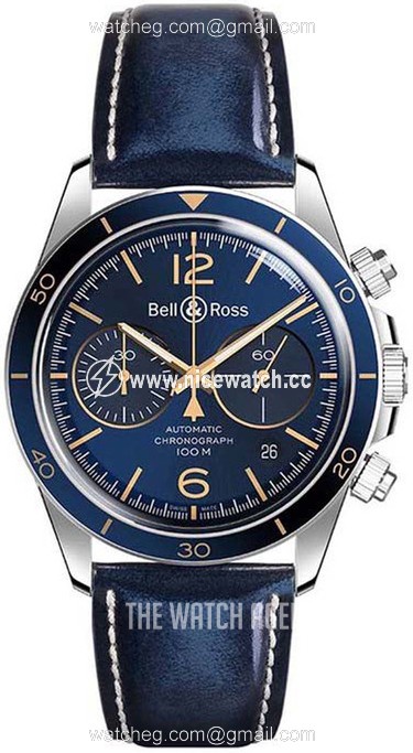 Bell & Ross Vintage Automatic winding Men's Dress / Sport BR-V2-94-AERONAVALE-SCA