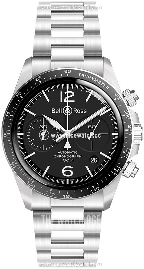 Bell & Ross Vintage Automatic winding Men's Dress / Sport BR-V2-94-BLACK-STEEL-ST