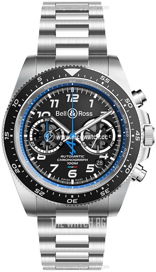 Bell & Ross Vintage Automatic winding Men's Dress / Sport BR-V3-94-A521-STEEL-BRACELET