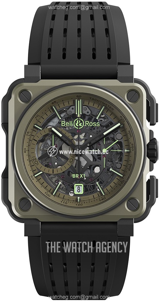 Bell & Ross Experimental Automatic winding Men's Dress / Sport BR-X1-MILITARY