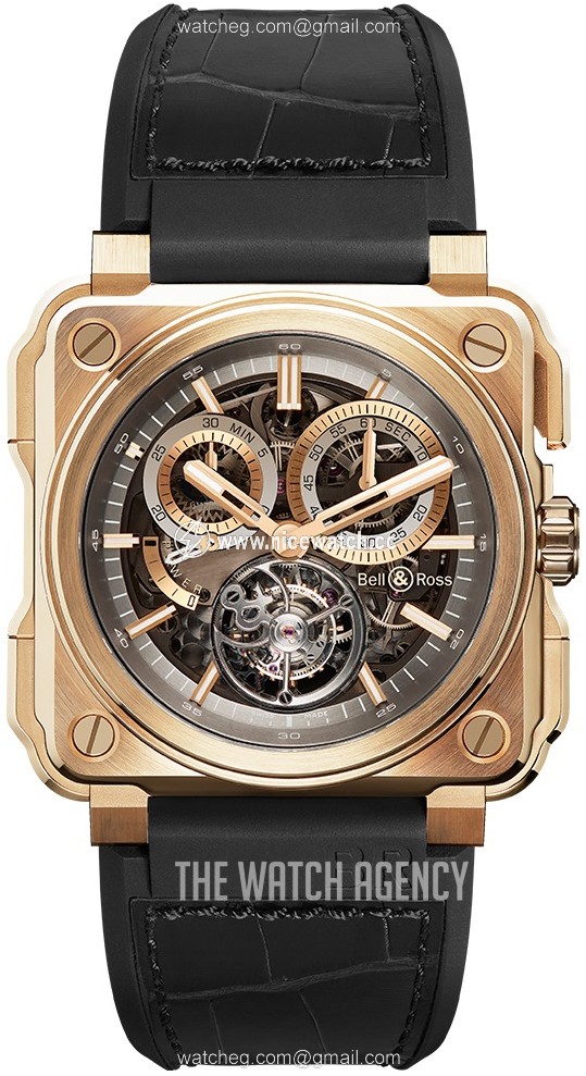 Bell & Ross Experimental Automatic winding Men's Dress / Sport BR-X1-TOURBILLON-ROSE-GOLD