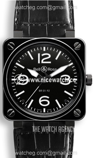Bell & Ross BR 01-92 Automatic winding Men's watch BR0192-BL-CER-SCR