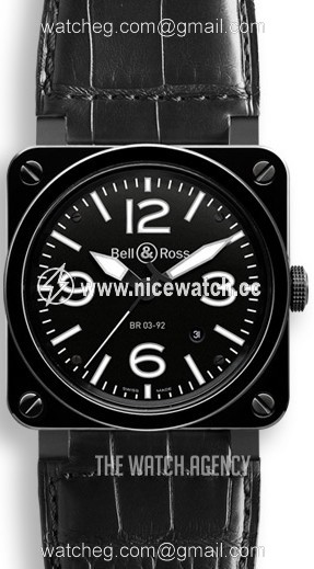 Bell & Ross Br 03-92 Automatic winding Men's watch BR0392-CER-BLP-SCR