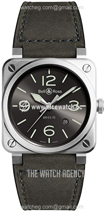 Bell & Ross Br 03-92 Automatic winding Men's dress watch BR0392-GC3-ST-SCA