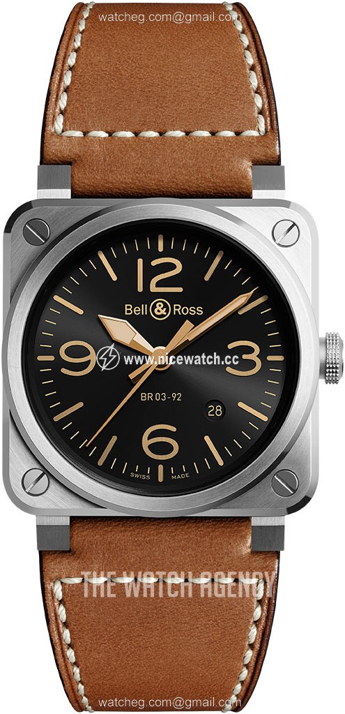 Bell & Ross Br 03-92 Automatic winding Men's dress watch BR0392-GH-ST-SCA