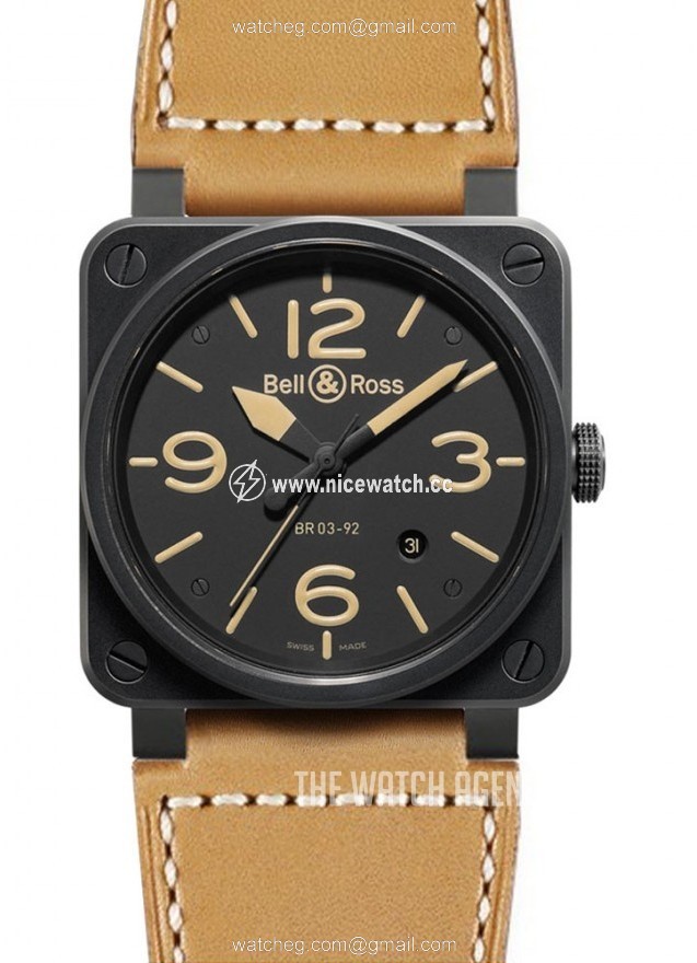 Bell & Ross Br 03-92 Automatic winding Men's watch BR0392-HERITAGE-CE
