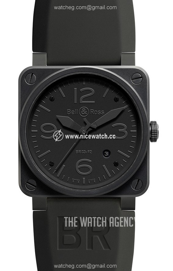 Bell & Ross Br 03-92 Automatic winding Men's watch BR0392-PHANTOM-CE