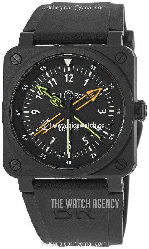Bell & Ross Br 03-92 Automatic winding Men's dress watch BR0392-RCO-CE-SRB