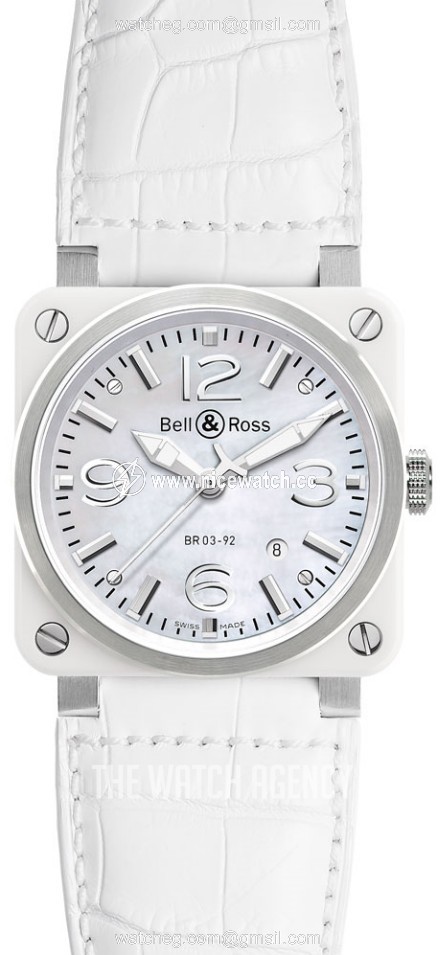 Bell & Ross Br 03-92 Automatic winding Men's watch BR0392-WH-C-SCA