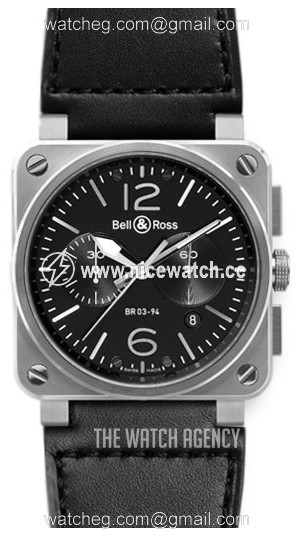 Bell & Ross Br 03-94 Automatic winding Men's Dress / Sport BR0394-BL-SI-SCA