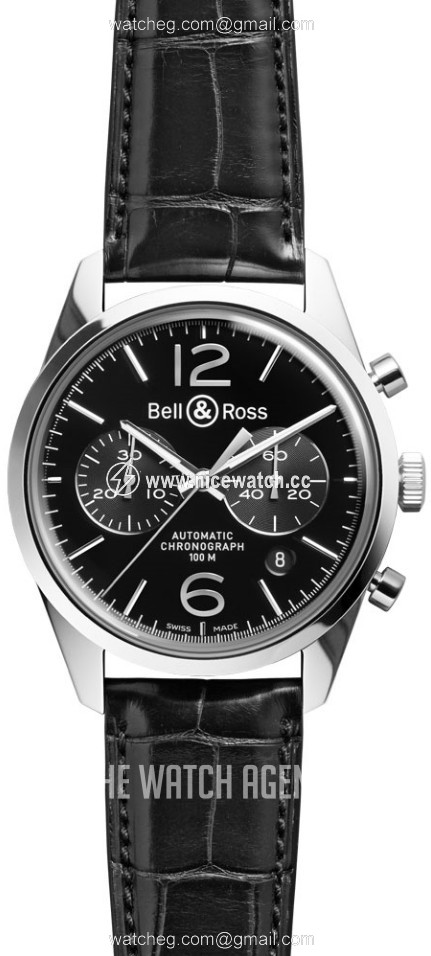 Bell & Ross BR 126 Automatic winding Men's watch BRG126-BL-ST-SCR