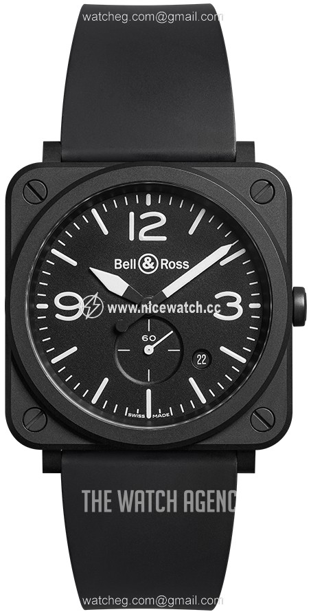 Bell & Ross BR S Quartz Quartz (battery powered) Men's Dress / Sport BRS-BL-CEM