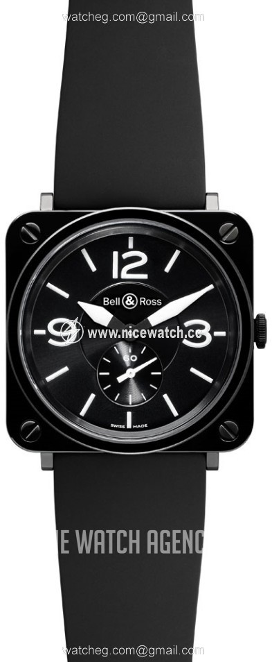 Bell & Ross BR S Quartz Quartz (battery powered) Men's watch BRS-BL-CERAMIC-SRB
