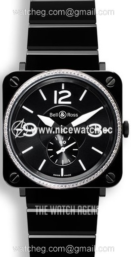 Bell & Ross BR S Quartz Quartz (battery powered) Men's watch BRS-BLCE-DIAM-SCE