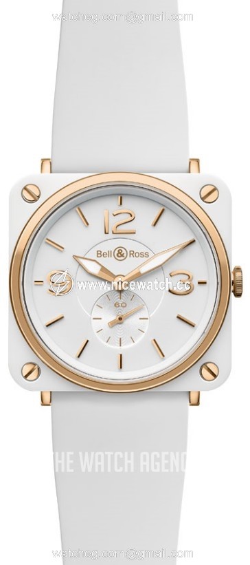 Bell & Ross BR S Quartz Quartz (battery powered) Men's watch BRS-PKGOLD-WH-SRB