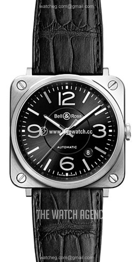 Bell & Ross BR S Mecanique Automatic winding Men's watch BRS92-BL-ST