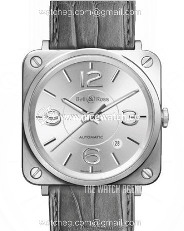 Bell & Ross BR S Quartz Quartz (battery powered) Men's watch BRS92-SI-ST-SCR