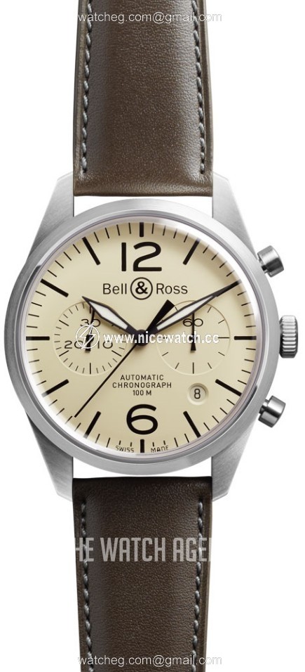 Bell & Ross BR 126 Automatic winding Men's watch BRV126-BEI-ST-SCA