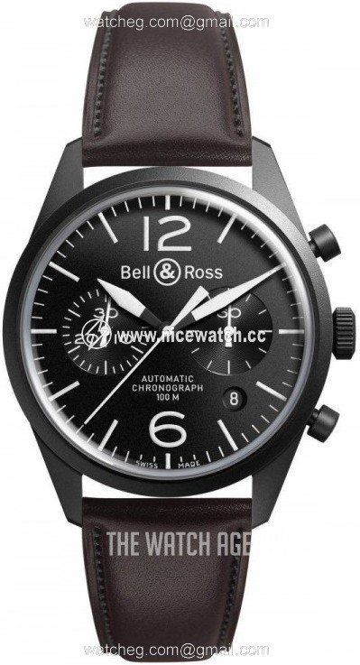 Bell & Ross BR 126 Automatic winding Men's watch BRV126-BL-CA-SCA