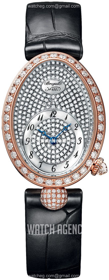 Breguet Reine De Naples Automatic winding Ladies dress watch 8928BR-8D-944-DD0D3L