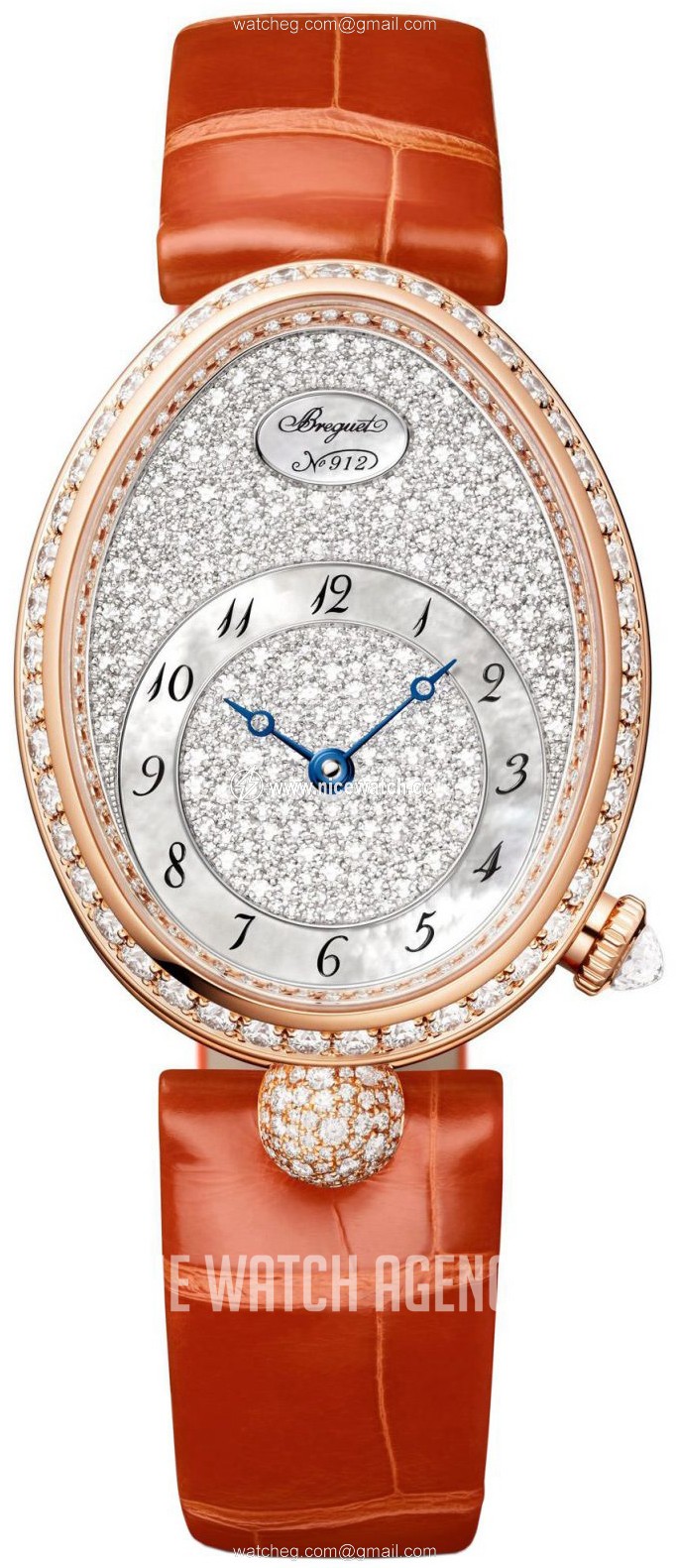 Breguet Reine De Naples Automatic winding Ladies dress watch 8938BR-8D-964-DD0D