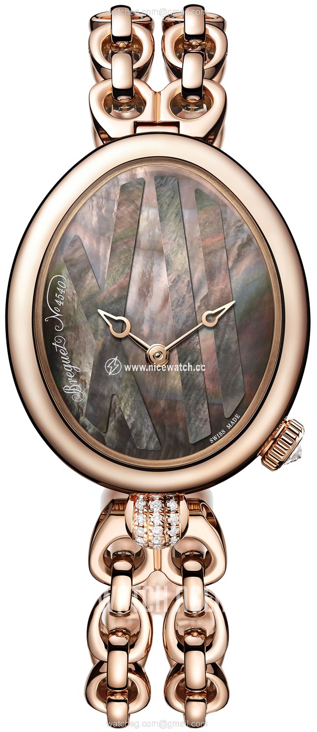 Breguet Reine De Naples Automatic winding Ladies dress watch 9808BR-5T-J50-0D00