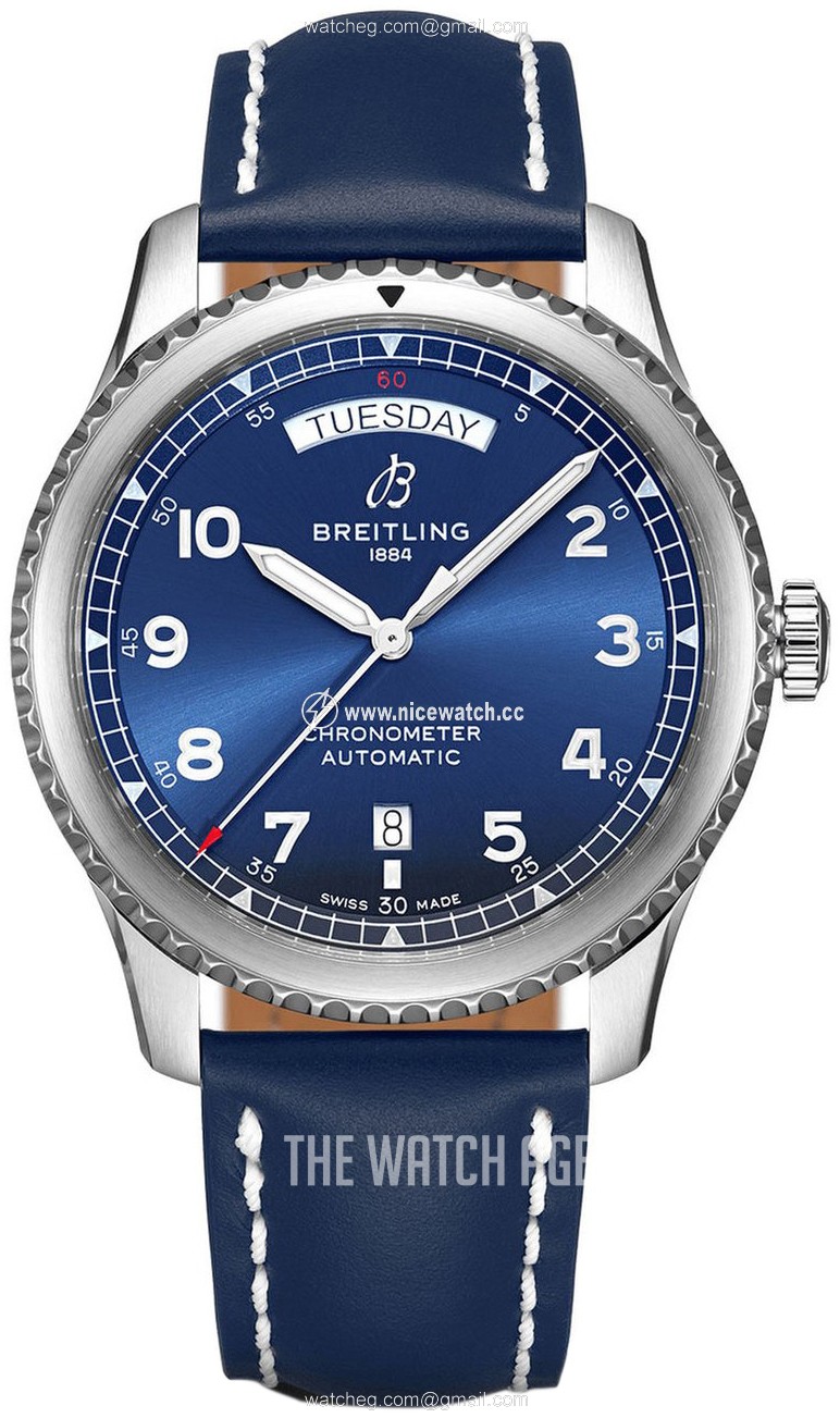 Breitling Aviator 8 Automatic Day Date 41 Automatic winding Men's Dress / Sport A45330101C1X5