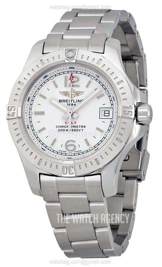 Breitling Colt 33 Quartz (battery powered) Ladies Dress / Sport A7738811-G793-175A