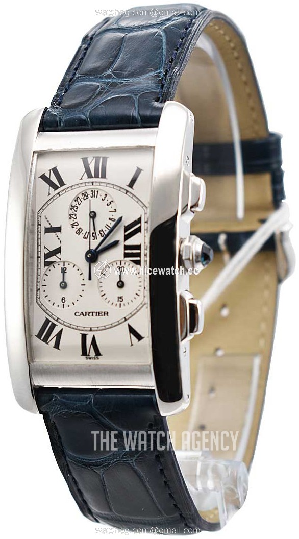 Cartier Tank Americaine Quartz (battery powered) Ladies dress watch W2603356