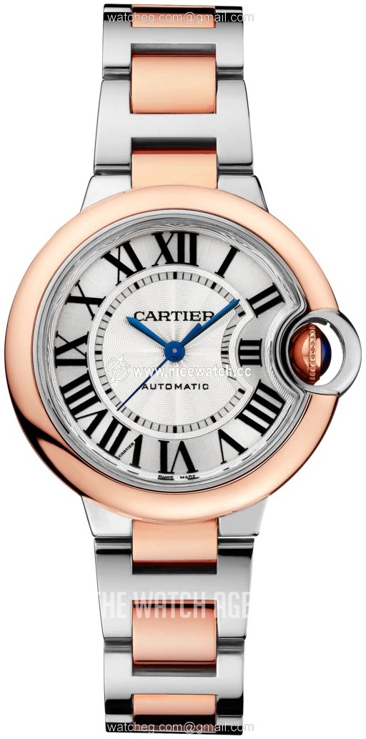 Cartier Ballon Blue Automatic winding Ladies dress watch W2BB0023