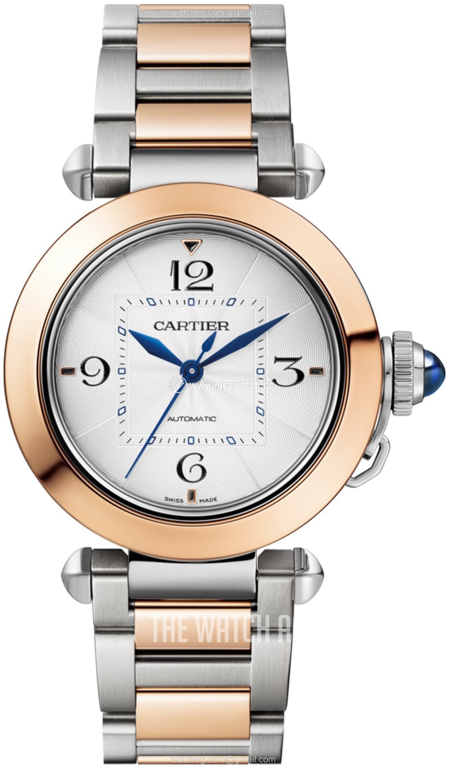 Cartier Pasha De Cartier Automatic winding Ladies dress watch W2PA0008
